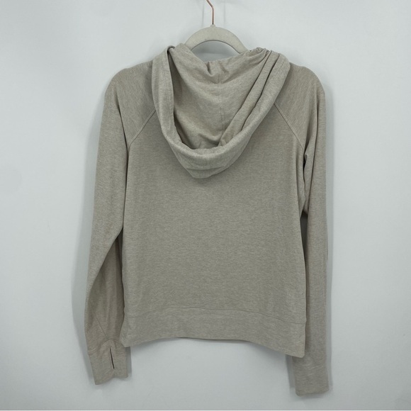 Outdoor Voices Catch Me If You Can Hoodie beige Sz M - Picture 2 of 7